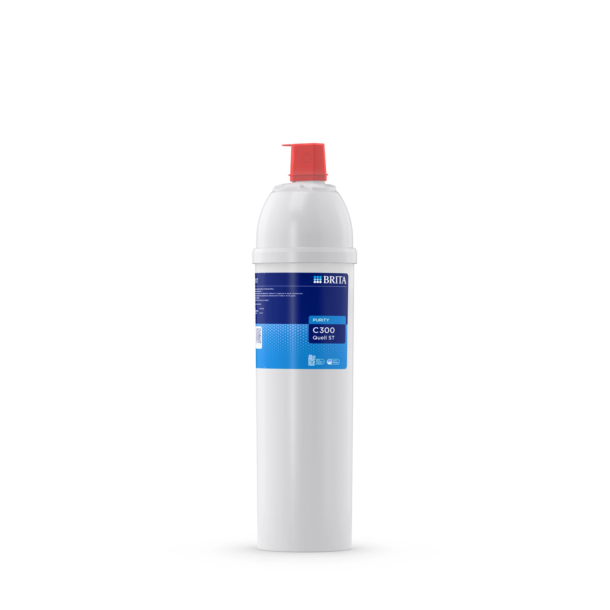 BRITA-waterfilterpatroon PURITY C300 Quell ST op een witte achtergrond